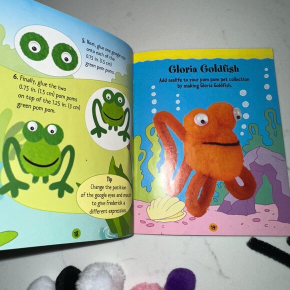 Bundle Item Only!!  Fun Pom Pom Pet Craft Kit - Picture 8 of 12